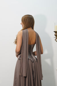 Vestido Éclat Taupe
