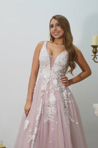 Vestido Rosé Lumière