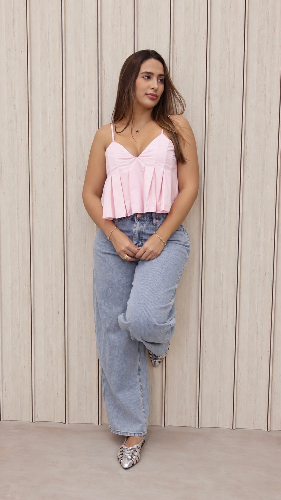 PANTALON LINZY DENIM BARRIL HEBILLA