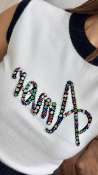 CHALECO PUNTO DETALLE LETRAS