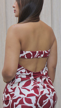 SET CHARLOTTE ESTAMPADO BURGANDY