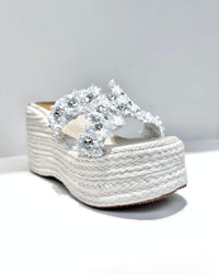 PLATAFORMA KARINA CON PERLAS CELESTE