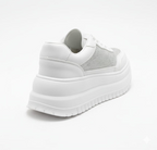 NA861BLA TENIS PLATAFORMA BLANCO CON BRILLOS