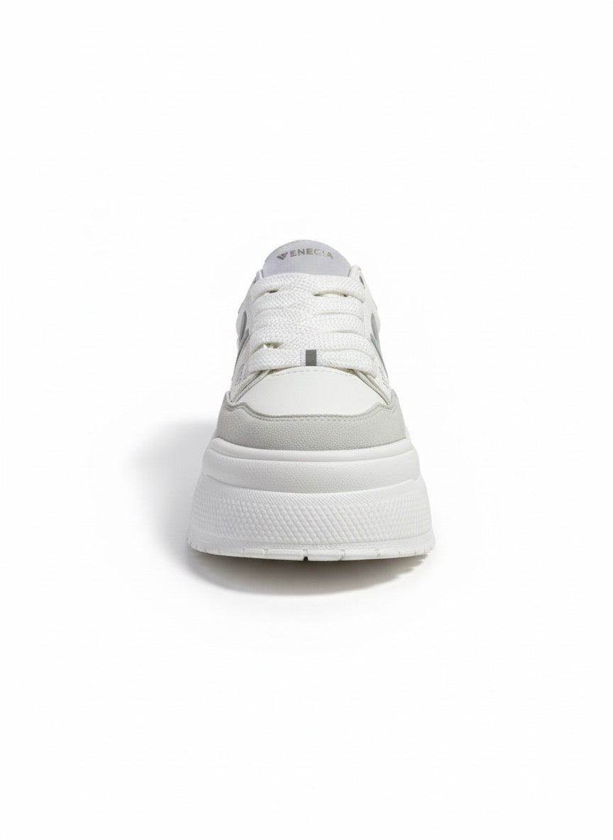 NA866BLA TENIS PLATAFORMA BLANCO GRIS