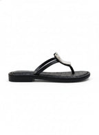 Ref. LUP26NEG SANDALIA PLANA NEGRO