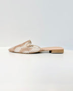 BALETA ARABELLA CON BRILLOS NUDE