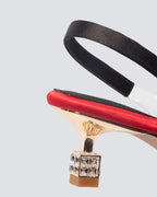 VAL269PRI TACON STILETO PRINT ROJO