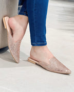 VAL412NUD MULE NUDE BRILLANTE GLAM