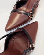 VAL415CAF TACON STILETO TACON  EN LINEA NEGRO CAFE