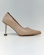 VAL820TAU TACON STILETO EN CUERO NATURAL TAUPE