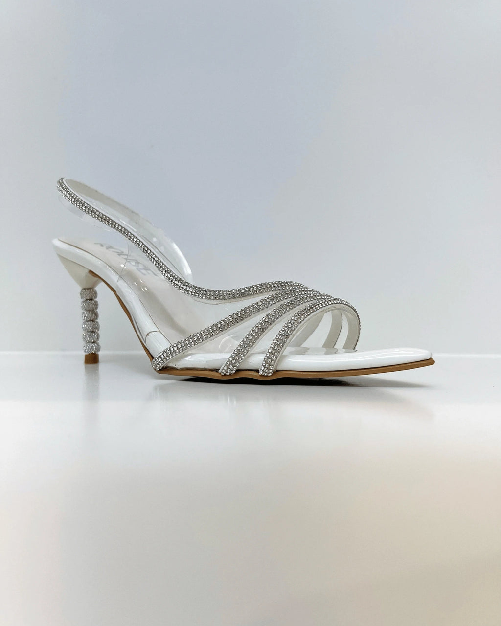 VAL402TAL SANDALIA DE TACON ELEGANTE CON DETALLES BRILLANTES BEIGE