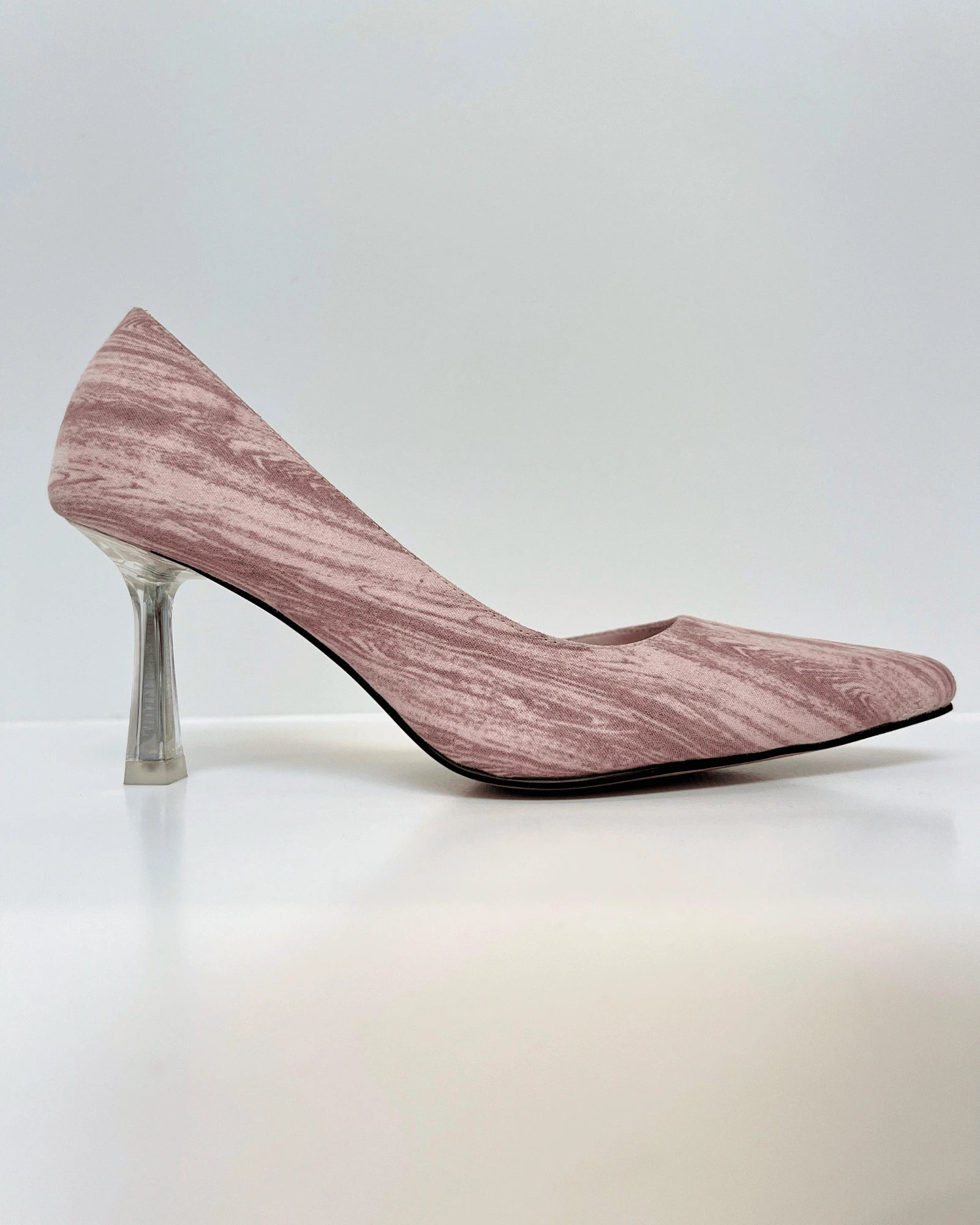 VAL410NUD TACON ROSA MARMOL CON TACON TRANSPARENTE