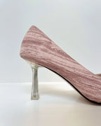 VAL410NUD TACON ROSA MARMOL CON TACON TRANSPARENTE