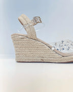 PLATAFORMA EN YUTE TRENZADO TAUPE