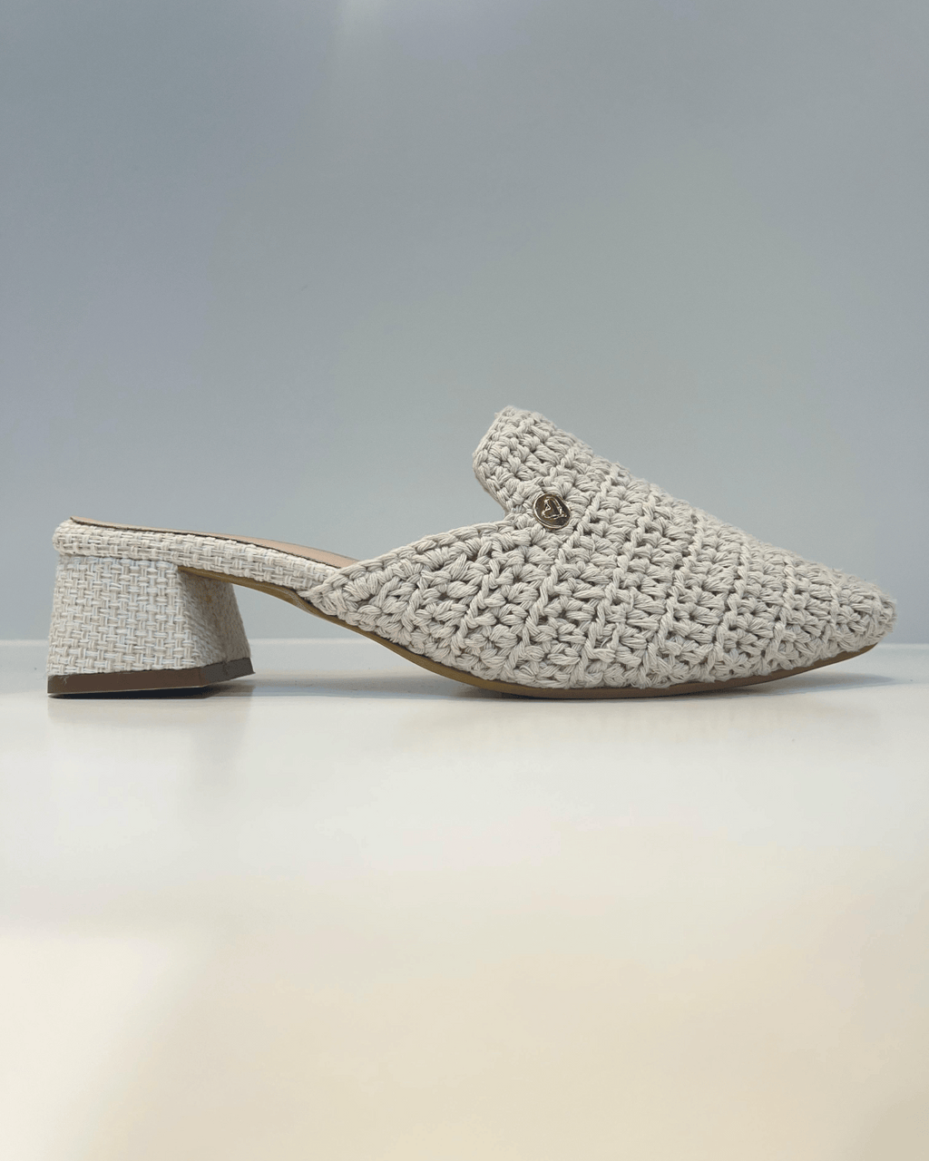 MULE TEJIDO TACON CUADRADO