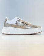 OSSTARCHA TENIS ESTILO URBANO ESTRELLA SNAKE PRINT TAUPE