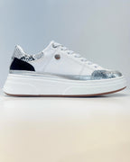 OS211PLA TENIS BLANCO GLAM CON DETALLE PLATEADO