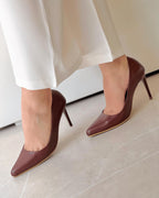 VAL820CHO TACON STILETO CHOCOLATE