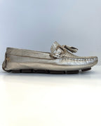 MOCASIN DORADO HERRAJE METALICO