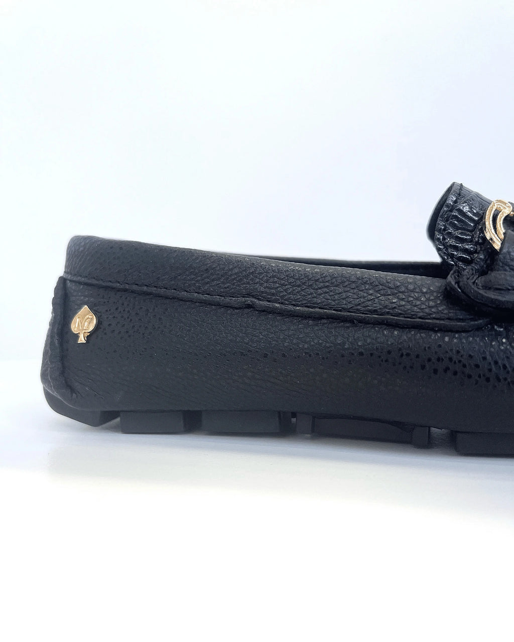 MOCASIN  NEGRO HERRAJE METALICO