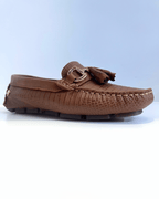 MOCASIN  MIEL HERRAJE METALICO