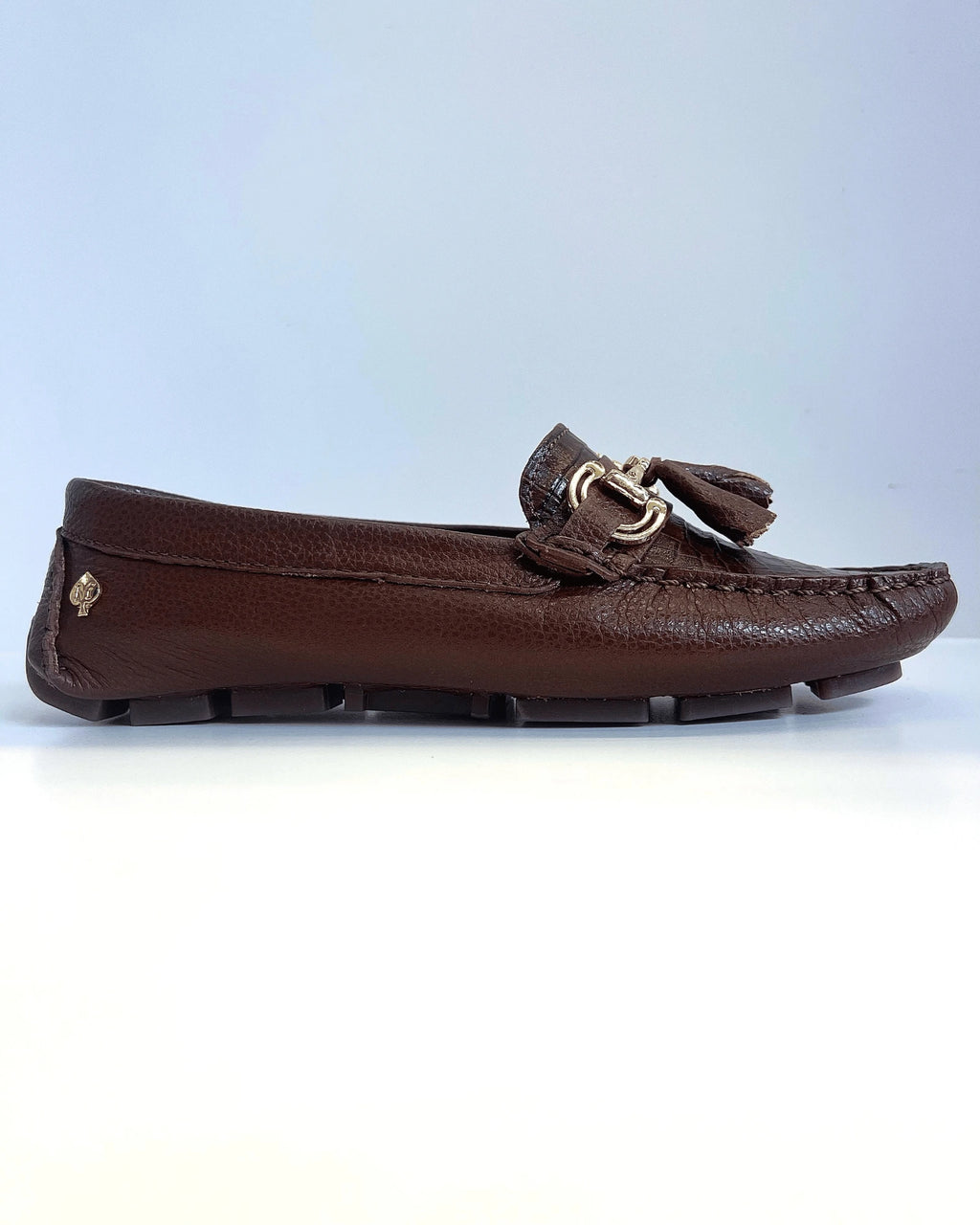 MOCASIN  CAFE HERRAJE METALICO