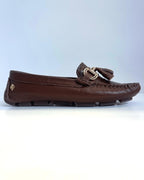 MOCASIN  CAFE HERRAJE METALICO