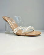 TACON TRANSPARENTE CON DETALLES DE PERLAS