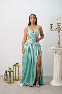 Vestido Gala Turquesa