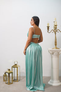 Vestido Gala Turquesa