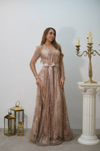 Vestido Aura de Champagne