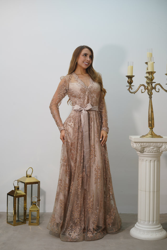 Vestido Aura de Champagne