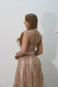 Vestido Aura de Champagne