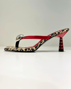 Val408ROJ SANDALIA DE TACON PIEDRAS ROJO