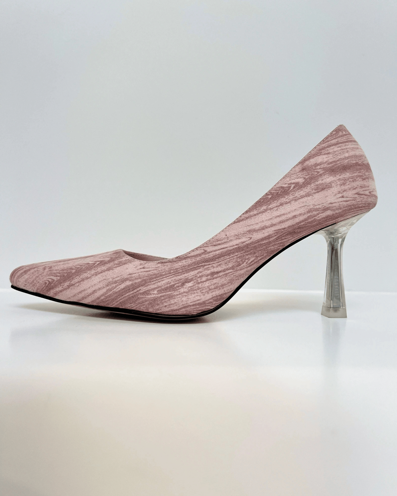 VAL410NUD TACON ROSA MARMOL CON TACON TRANSPARENTE