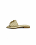 Ref. LUP13BEI SANDALIA PLANA BEIGE
