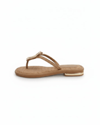 Ref. LUP26MIE SANDALIA PLANA MIEL