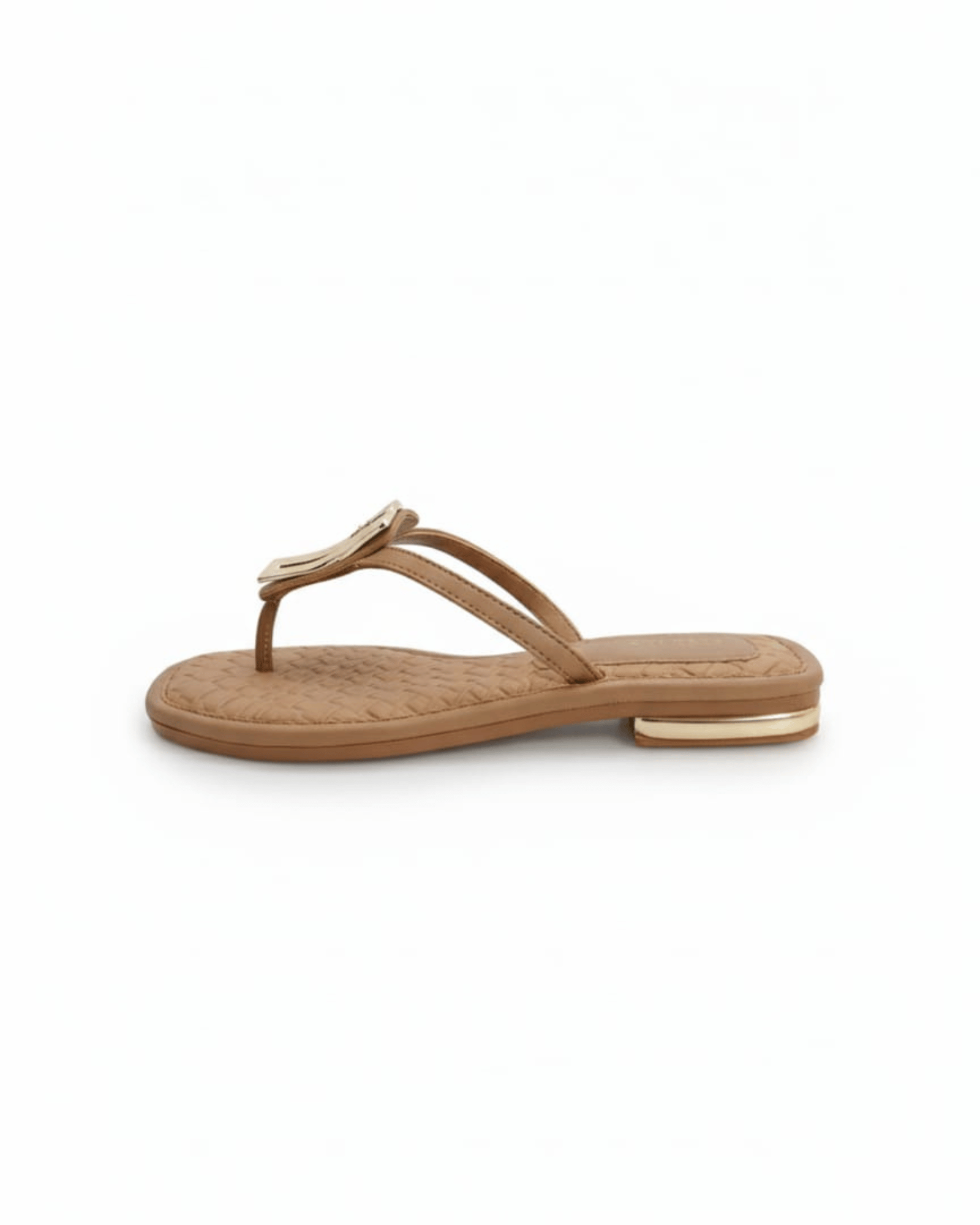 Ref. LUP26MIE SANDALIA PLANA MIEL