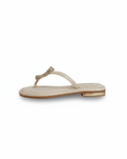 Ref. LUP26BEI SANDALIA PLANA BEIGE