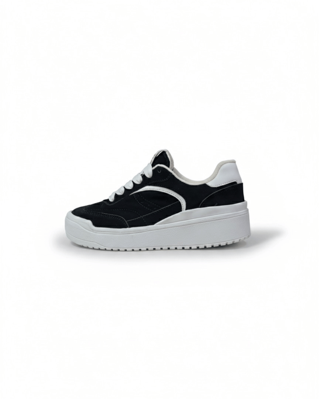 AQ362NEG TENIS URBAN NEGRO Y BLANCO