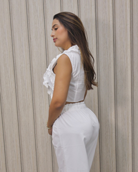 BLUSA GOLAS BLANCO
