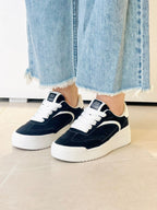 AQ362NEG TENIS URBAN NEGRO Y BLANCO