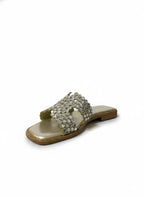 LUP31CHA 36353 SANDALIA PLANA CHAMPAM METALIZADO