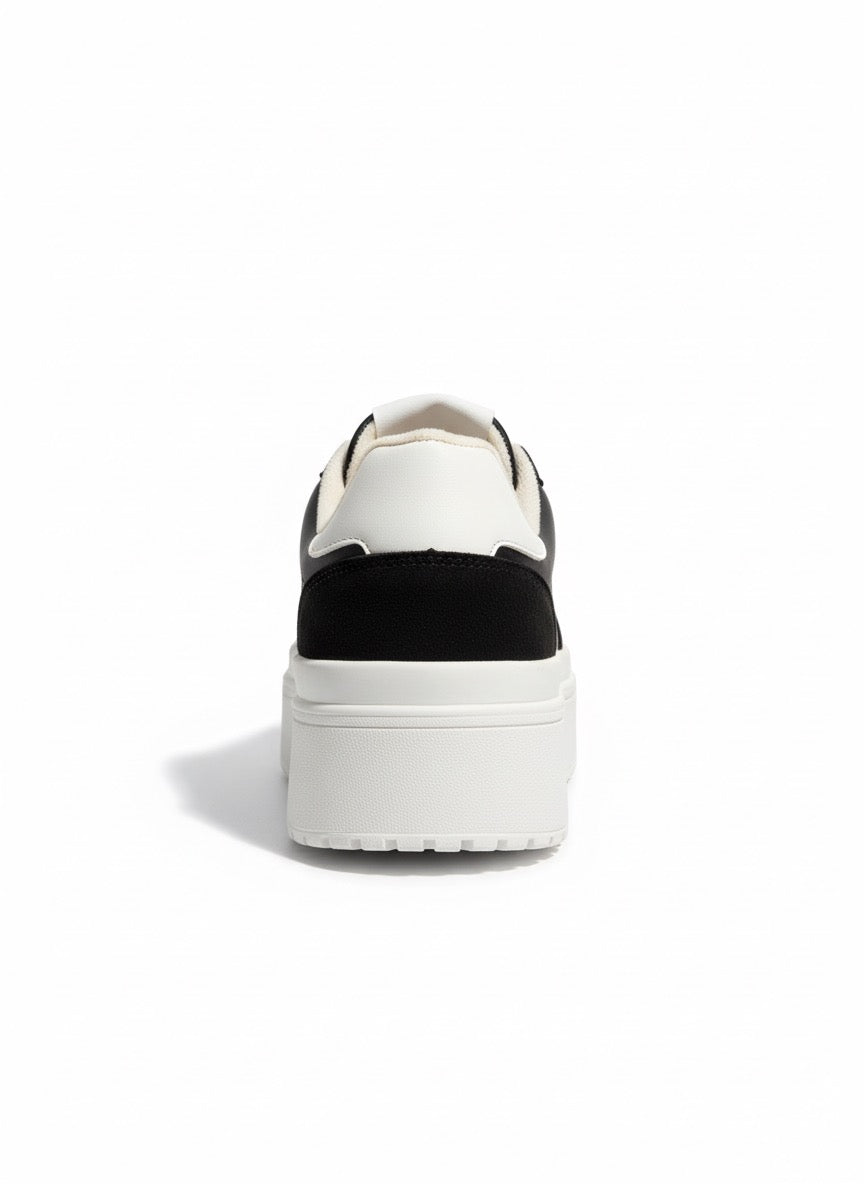 AQ362NEG TENIS URBAN NEGRO Y BLANCO