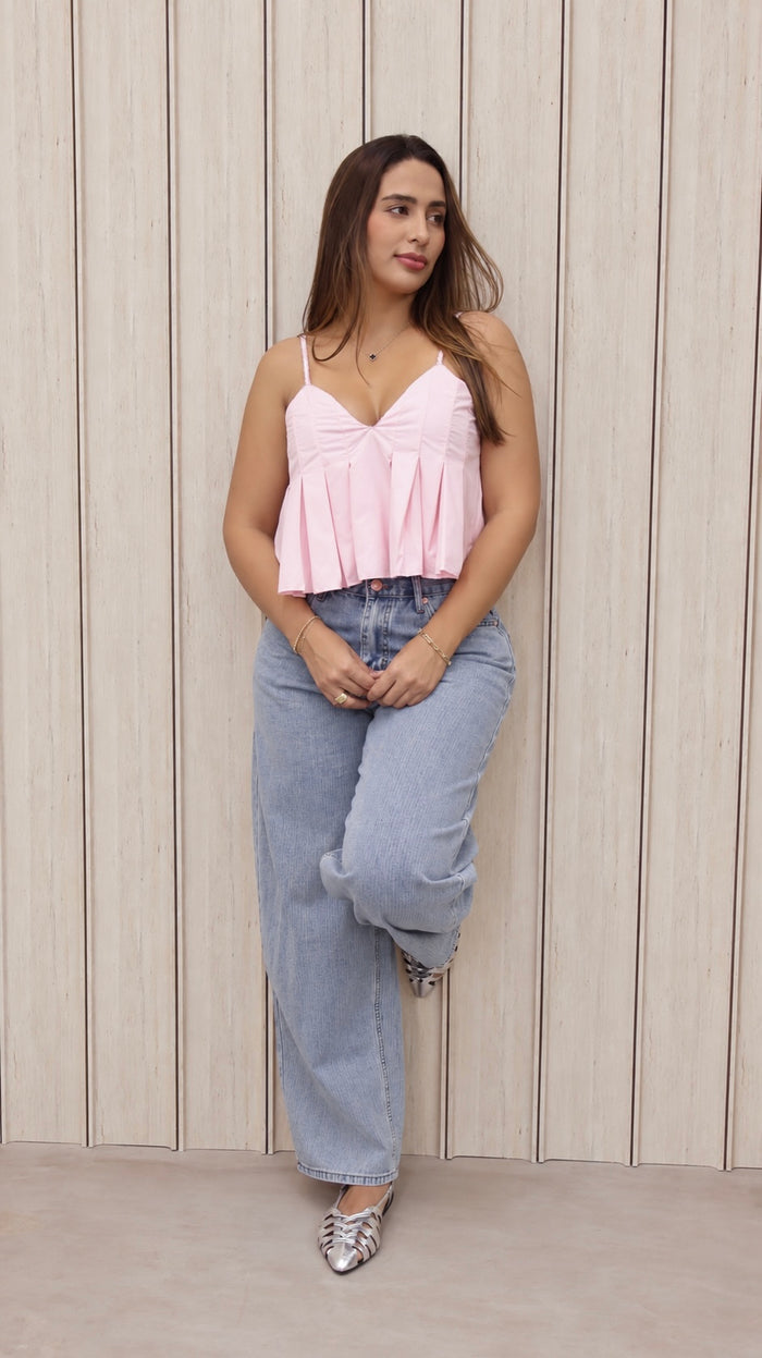 PANTALON LINZY DENIM BARRIL HEBILLA