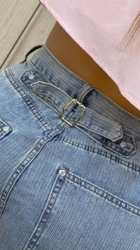 PANTALON LINZY DENIM BARRIL HEBILLA