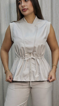 SET TOP PANTALON CAQUI