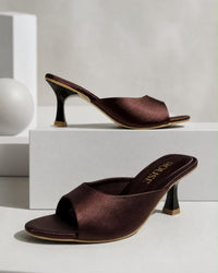 TACÓN CAMILLE ELEGANTE CHOCOLATE