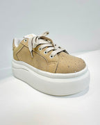 TENNIS CAROLINE CON BRILLOS CAMEL
