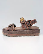 SANDALIA CANOA MAELLE CHOCOLATE